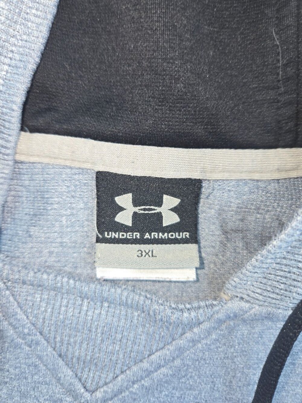 Under Armour Mens Grey Performance Hoodie 3XL With Black Accents - Picture 6 of 7